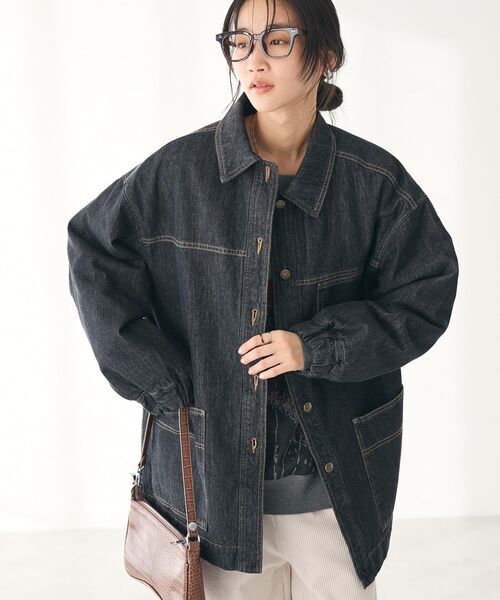 「CRAFT STANDARD BOUTIQUE」 「refind works」デニムジャケット FREE インディゴブルー レディース_画像4