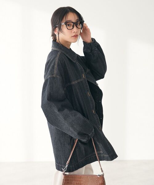 「CRAFT STANDARD BOUTIQUE」 「refind works」デニムジャケット FREE インディゴブルー レディース_画像6