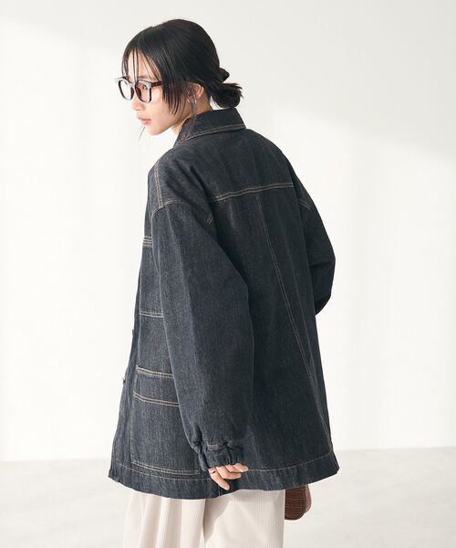 「CRAFT STANDARD BOUTIQUE」 「refind works」デニムジャケット FREE インディゴブルー レディース_画像7