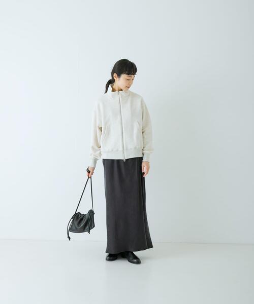 かぐれ トレーナー スウェット コットンスウェットスタンドジップ