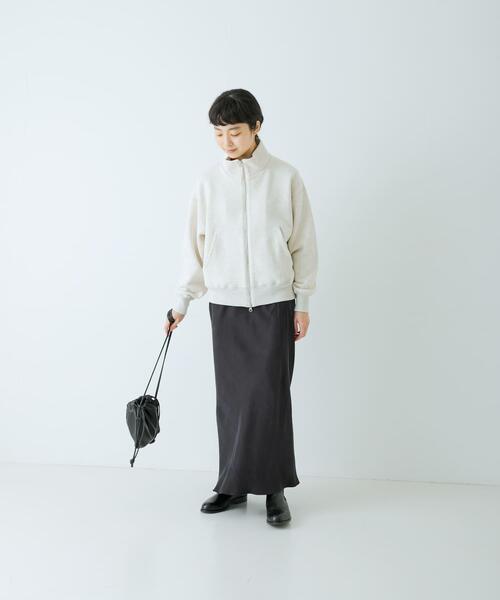 かぐれ トレーナー スウェット コットンスウェットスタンドジップ