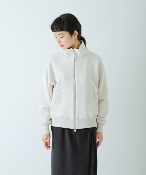 かぐれ トレーナー スウェット コットンスウェットスタンドジップ