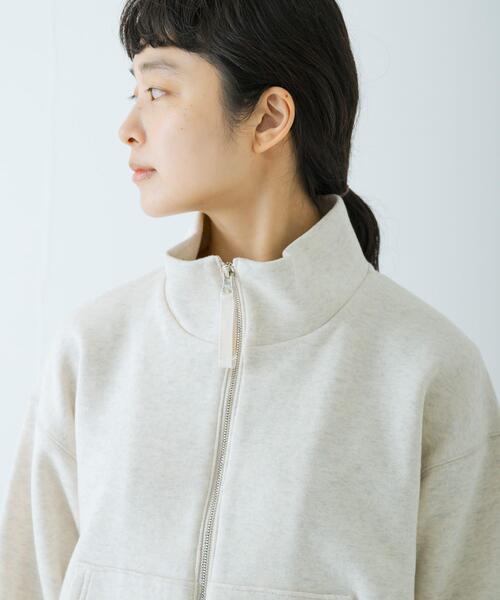 かぐれ トレーナー スウェット コットンスウェットスタンドジップ