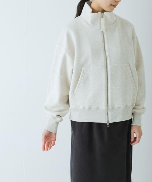 かぐれ トレーナー スウェット コットンスウェットスタンドジップ