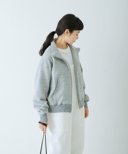 かぐれ トレーナー スウェット コットンスウェットスタンドジップ