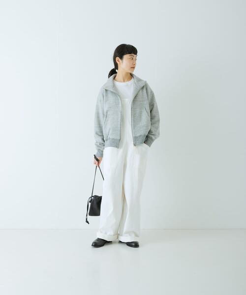 かぐれ トレーナー スウェット コットンスウェットスタンドジップ