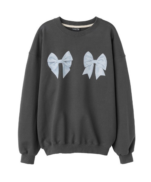 「SCULPTOR」 スウェットカットソー LARGE アイボリー レディース_画像3