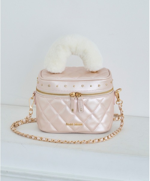 Rose Muse（ロゼミューズ） ハンドバッグ Mini vanity with detachable