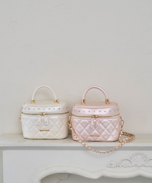 Rose Muse（ロゼミューズ） ハンドバッグ Mini vanity with detachable