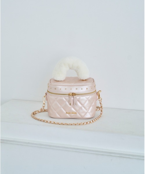 Rose Muse（ロゼミューズ） ハンドバッグ Mini vanity with detachable