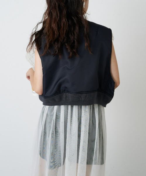 etsinta（エシンタ） ナイロンベスト ONE SIZE ブラック レディース