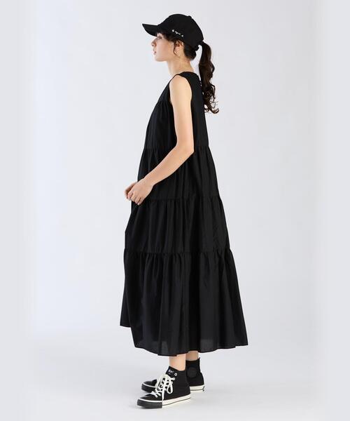 「To b. by agnes b.」 ノースリーブワンピース 40 ブラック レディース_画像4