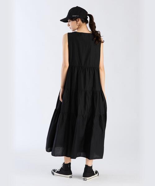 「To b. by agnes b.」 ノースリーブワンピース 40 ブラック レディース_画像5