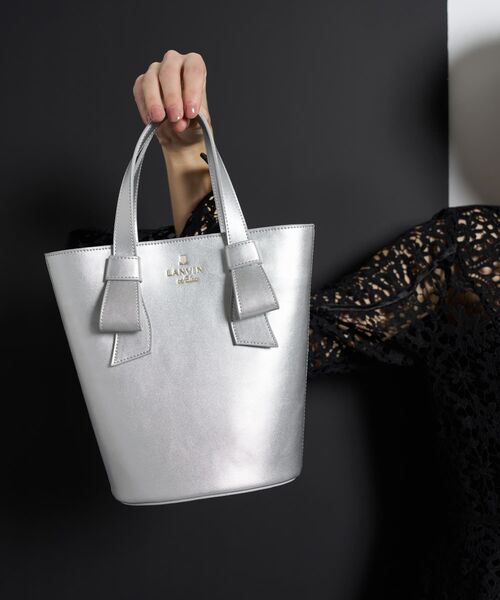 LANVIN en Bleu トートバッグ アンス バケツトート レディース