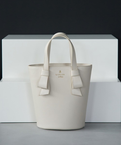 LANVIN en Bleu トートバッグ アンス バケツトート レディース