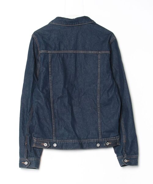 「NYLAUS」 デニムジャケット L ワンウォッシュ メンズ_画像2
