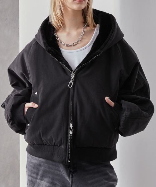 「Loose/ルース」 マウンテンパーカー L ブラック メンズの画像