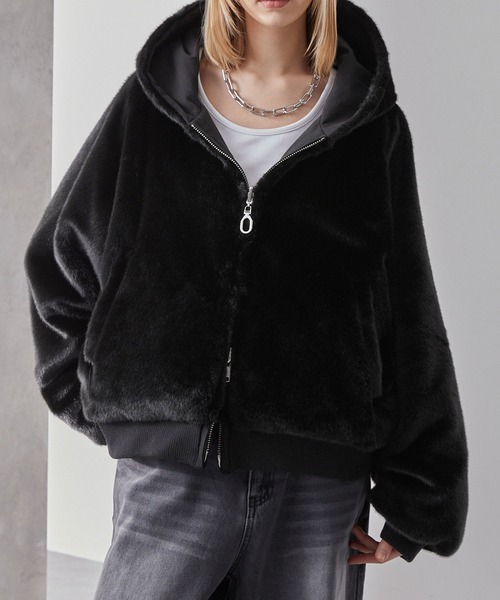 「Loose/ルース」 マウンテンパーカー L ブラック メンズの画像