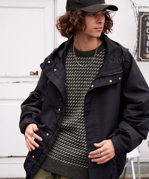 「BARK MANHATTAN」 長袖ニット M アイボリー メンズ_画像8