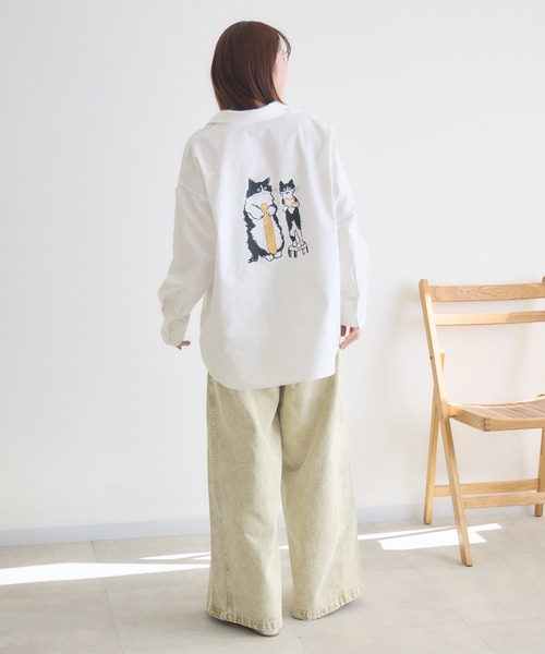 meeny miny ブラウス シャツ 「meeny miny」CAT ＆ BAKES 9456