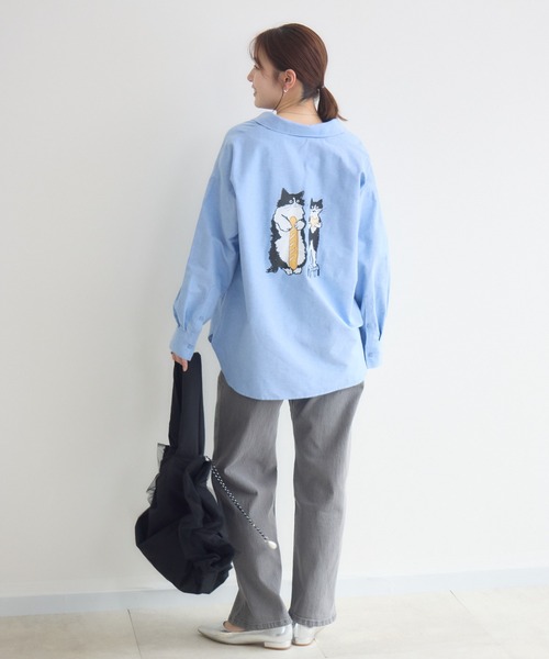 meeny miny ブラウス シャツ 「meeny miny」CAT ＆ BAKES 9456