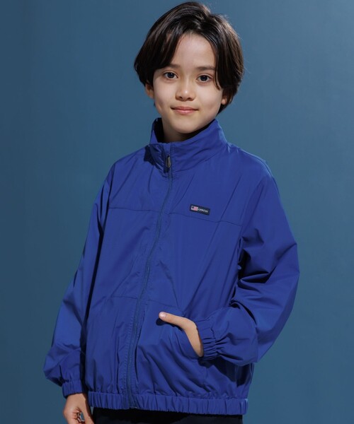 ブルゾン アウター 「撥水」「140-170cm」バックロゴ ポケッタブル ブルゾン キッズ 子供服の画像