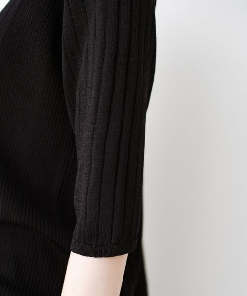 「ANNA LUNA」 7分袖ニット MEDIUM ベージュ レディース_画像3