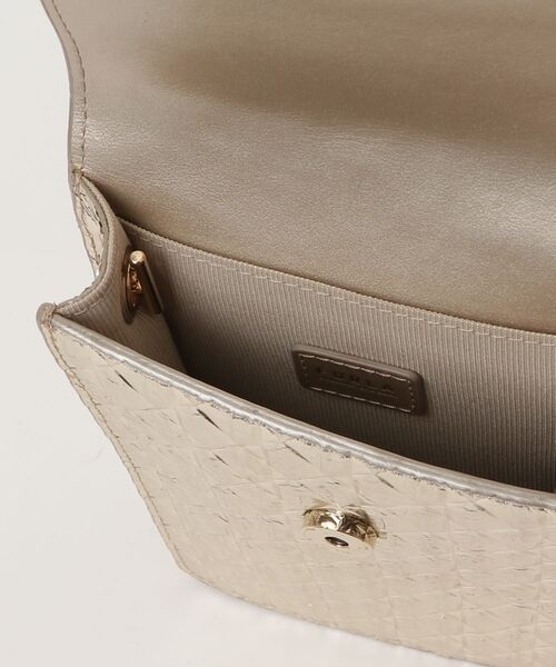 FURLA（フルラ） ワンポイントショルダーバッグ - ゴールド レディース