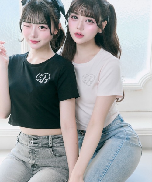 ジーンズ デニム デニムパンツ 「Belle Charme」Back Logo Flare Denim レディース_16