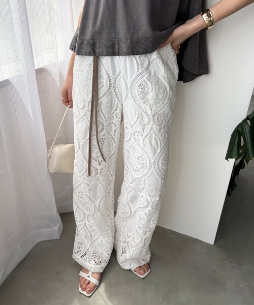 DouDou（ドゥドゥ） パンツ レースパンツ レディース : ZOZOTOWN Yahoo