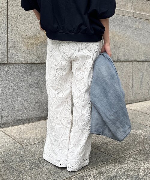 DouDou（ドゥドゥ） パンツ レースパンツ レディース : ZOZOTOWN Yahoo