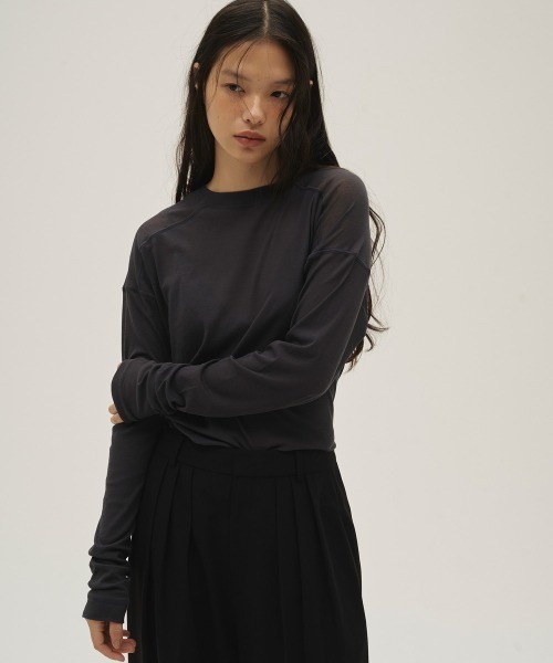 TODAYFUL tシャツ Hightwist Gauze Long T-shirts レディース