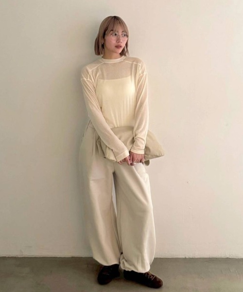 TODAYFUL tシャツ Hightwist Gauze Long T-shirts レディース