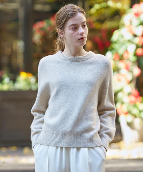 「DRESSTERIOR」 長袖ニット 38 ナチュラル レディース_画像2