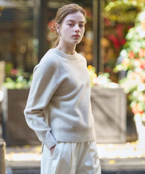 「DRESSTERIOR」 長袖ニット 38 ナチュラル レディース_画像3