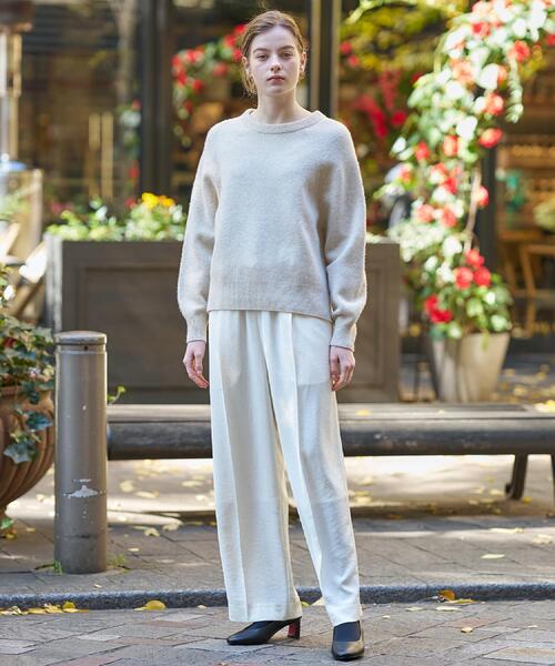 「DRESSTERIOR」 長袖ニット 38 ナチュラル レディース_画像4