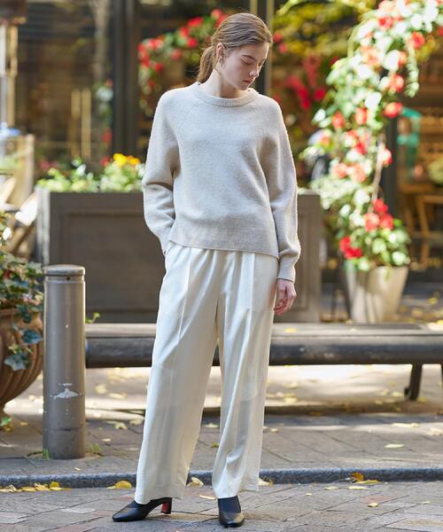 「DRESSTERIOR」 長袖ニット 38 ナチュラル レディース_画像5