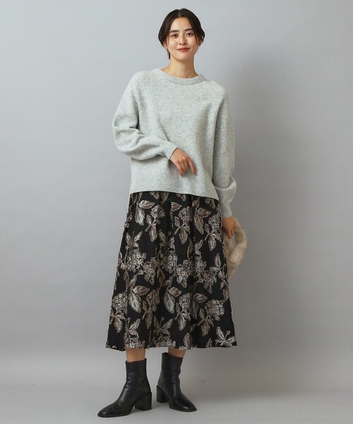 「DRESSTERIOR」 長袖ニット 38 ナチュラル レディース_画像9
