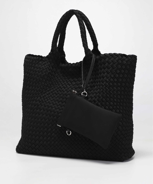 トートバッグ HERB/Intrecciato Middle Tote Bag with Pouch/ポーチ付きミドルトートバッグ レディース メンズの画像