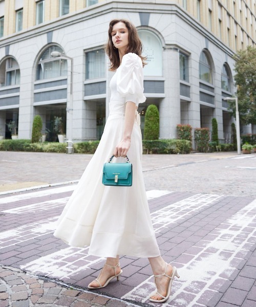 「AND COUTURE」 ロングスカート MEDIUM レッド レディース_画像8