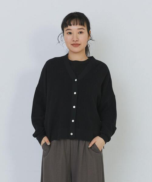 【新品】アデュートリステス　シルクカーディガン conges payes ADIEU TRISTESSE（コンジェペイエアデュートリステス