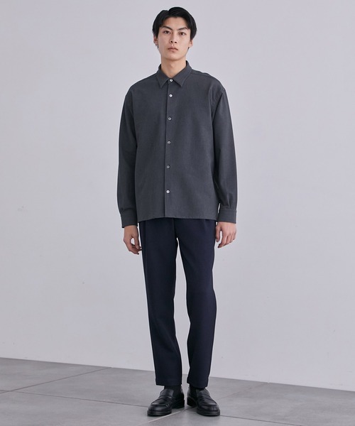 「UNITED TOKYO」 長袖シャツ 3 ネイビー メンズ_画像9