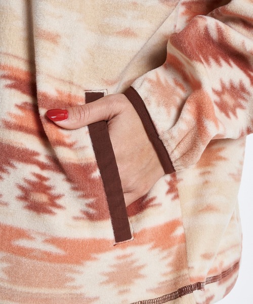 「ROXY」 長袖カットソー MEDIUM ベージュ レディース_画像8