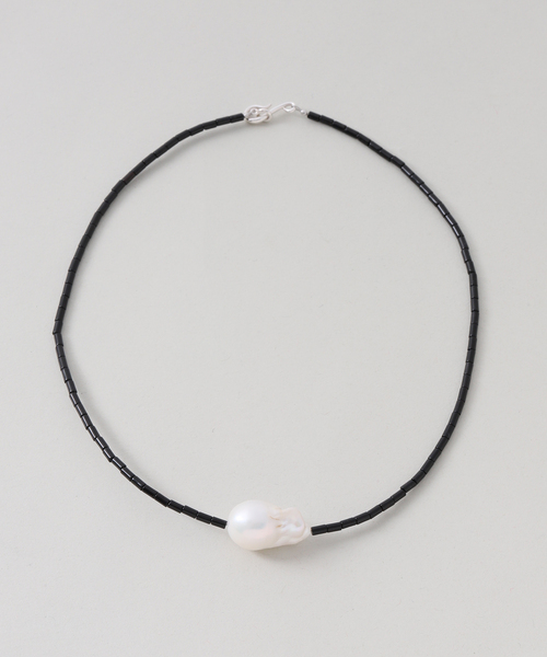 ネックレス PREEK/プリーク Baroque pearl stone line choker ネックレス レディースの画像