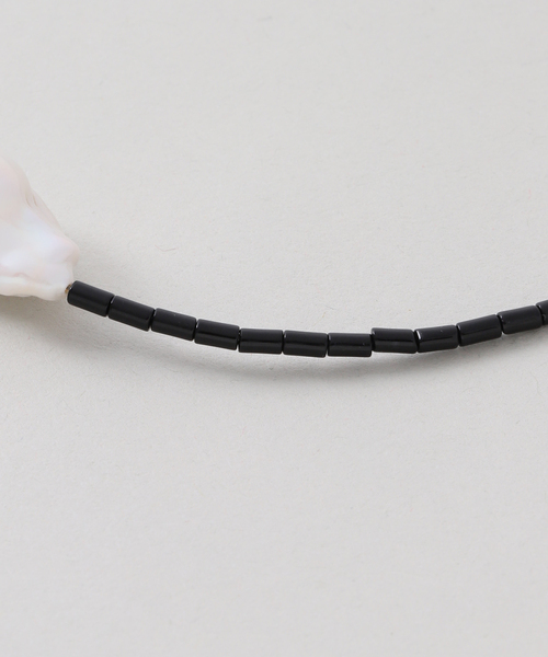 ネックレス PREEK/プリーク Baroque pearl stone line choker ネックレス レディースの画像