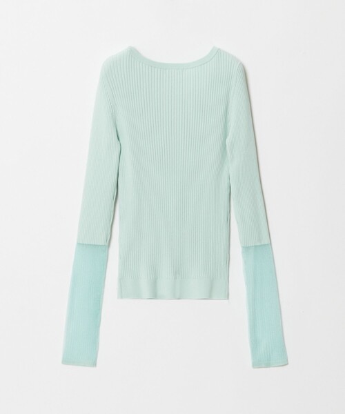 「allureville」 長袖ニット 2 グレー レディース_画像7