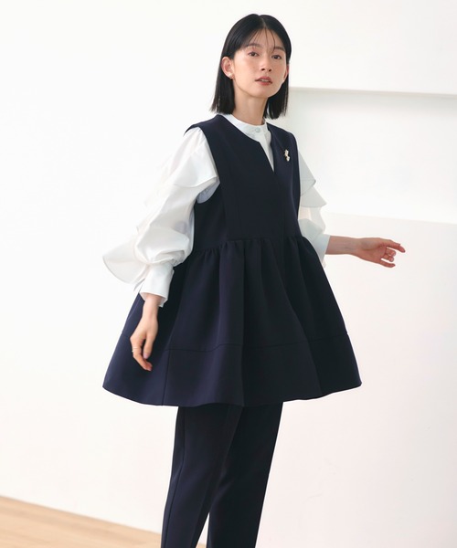 「RUIRUE BOUTIQUE」 セットアップ LL アイボリー レディースの画像