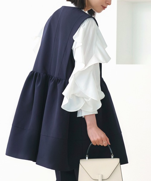 「RUIRUE BOUTIQUE」 セットアップ LL アイボリー レディースの画像