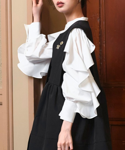 「RUIRUE BOUTIQUE」 セットアップ LL アイボリー レディースの画像