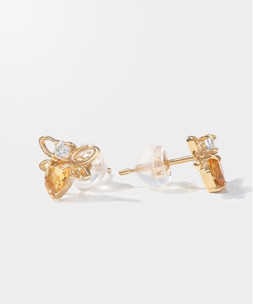 「Jewel closet by L&Co.」 ピアス（両耳用） FREE オレンジ レディース_1